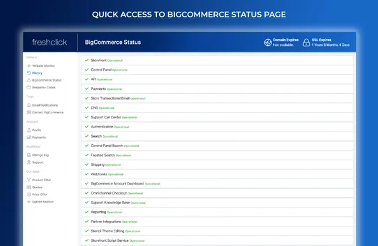 Uptime Monitor by FreshClick screenshot