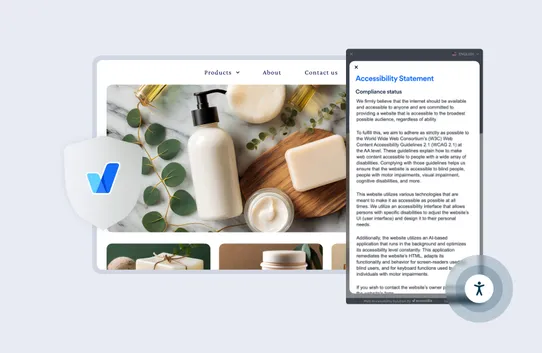 Web Accessibility by accessiBe screenshot