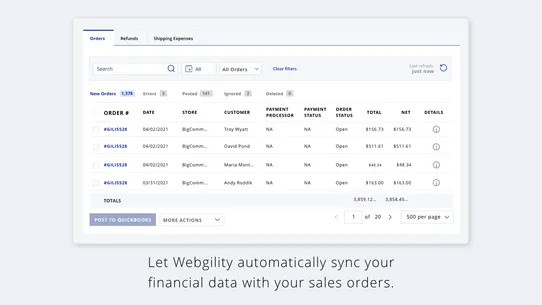 QuickBooks Sync by Webgility screenshot