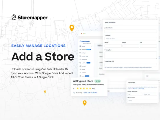 Storemapper Store Locator Map screenshot