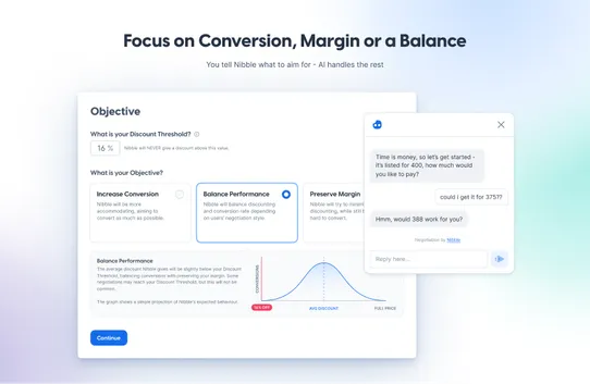 Nibble AI Negotiation screenshot