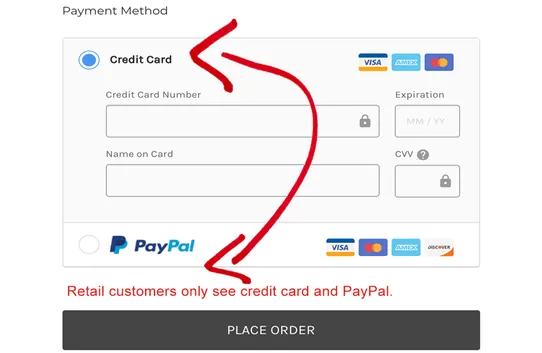 Payment Groups screenshot