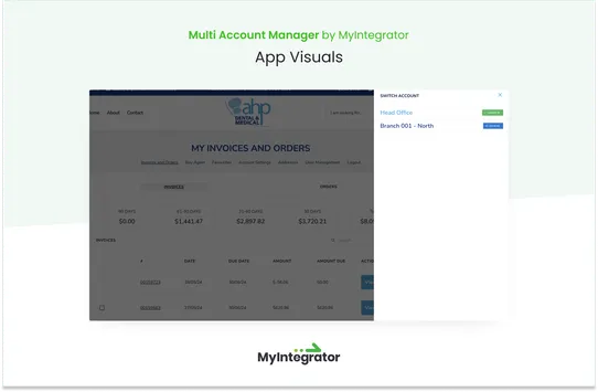 Multi Account Manager (Company Switcher) by MyIntegrator screenshot