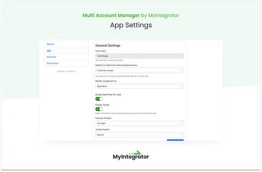 Multi Account Manager (Company Switcher) by MyIntegrator screenshot