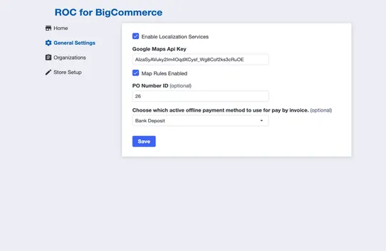 ROC for BigCommerce B2B screenshot