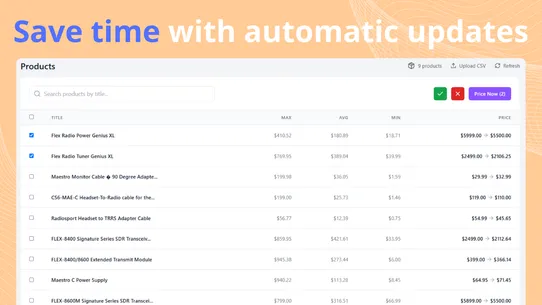 Pricing and Competitor Monitoring by thnkrAI screenshot