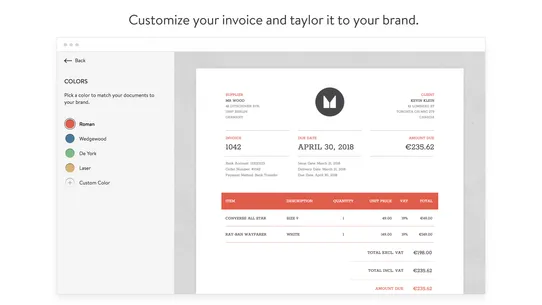 Sufio Invoices screenshot