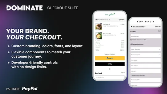 Dominate Checkout Suite screenshot