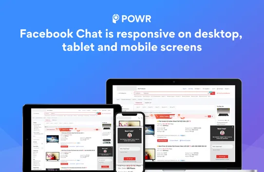 Live Chat: WhatsApp & Facebook by POWR screenshot