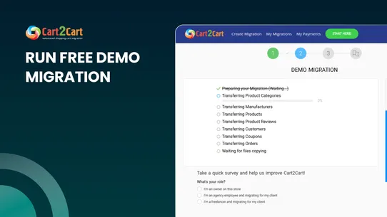 Store Migration by Cart2Cart screenshot