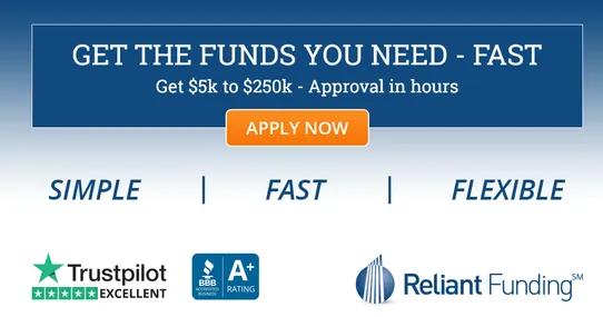 Reliant Funding screenshot