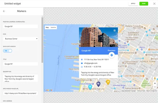 Google Maps by Elfsight screenshot