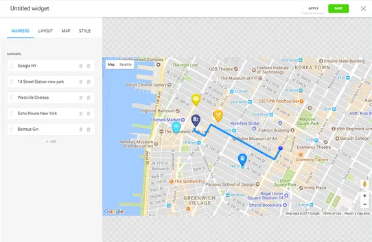 Google Maps by Elfsight screenshot