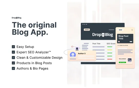 DropInBlog screenshot