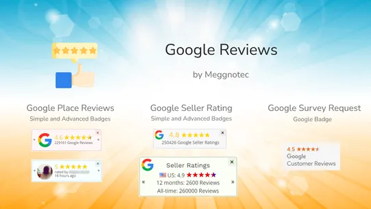 Google Reviews by Meggnotec screenshot
