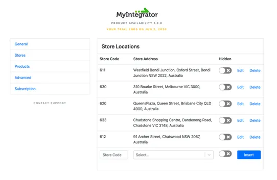 Find In Store Product Availability by MyIntegrator screenshot