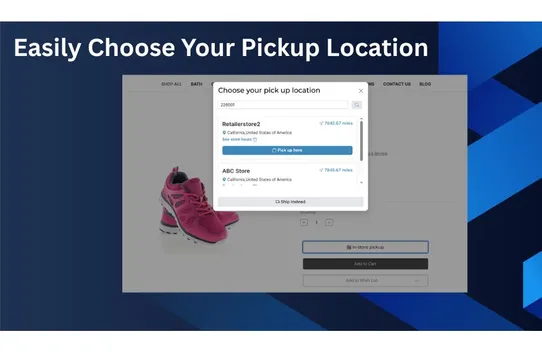 Quivers In-Store Pickup screenshot
