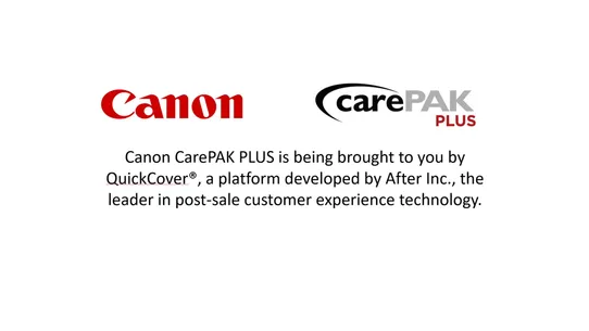 Canon CarePAK Plus screenshot