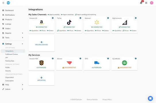 SellerActive Marketplace Management screenshot