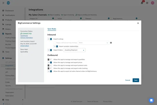 SellerActive Marketplace Management screenshot