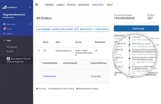 Ship, Rate and Track for FedEx by PluginHive screenshot