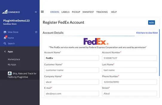 Ship, Rate and Track for FedEx by PluginHive screenshot