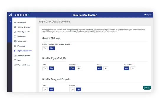 Easy Country Blocker screenshot