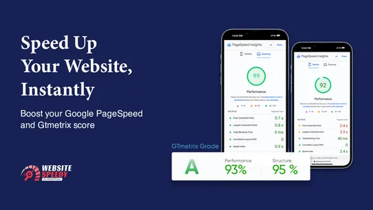 Page Speed Optimization by Website Speedy screenshot