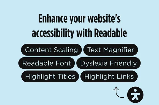 Readable WCAG Accessibility screenshot