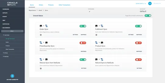 NetSuite Connector by Oracle NetSuite screenshot