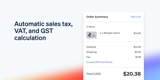 Stripe Tax screenshot