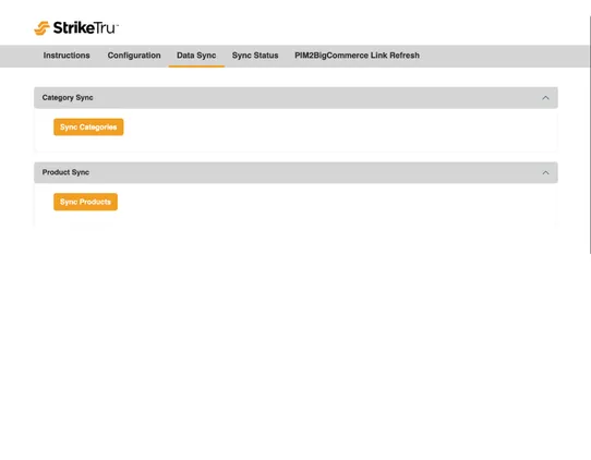 Akeneo PIM Connector by StrikeTru screenshot