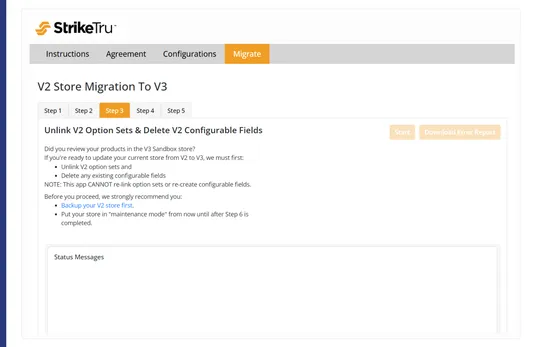 V2 to V3 Product Migration by StrikeTru screenshot