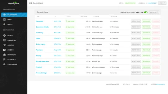 ERP  / Accounting System Automation by MyIntegrator screenshot