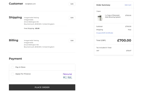 Flexible BNPL Integration by Imega screenshot