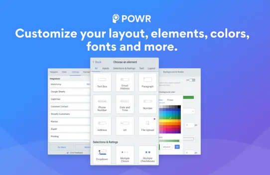 Application Form by POWR screenshot