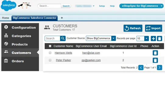 Salesforce Connector by Webkul screenshot