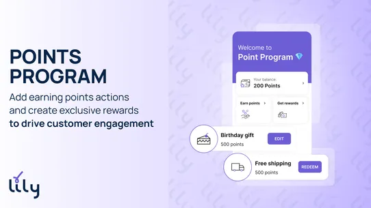 Lily Loyalty Points and Rewards screenshot