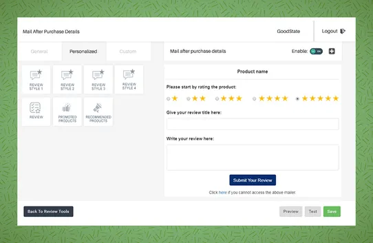 TargetBay Product Reviews screenshot