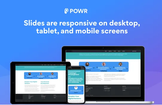 Testimonial Slider by POWR screenshot