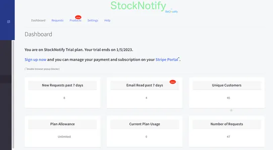 StockNotify screenshot