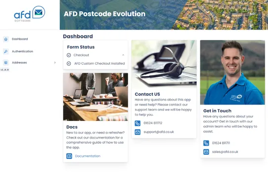 AFD Postcode Evolution screenshot