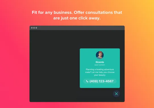 Click To Call Button by Elfsight screenshot