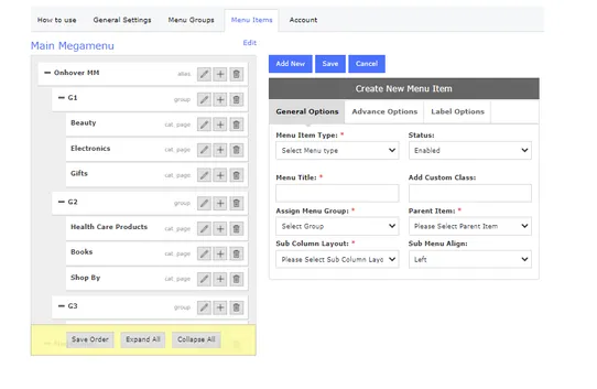 Mega Menu by Capacity Web Solutions screenshot