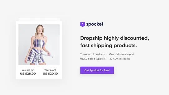 Spocket Dropshipping screenshot