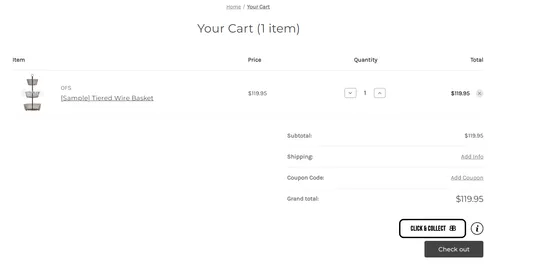 HUBBED Click & Collect screenshot