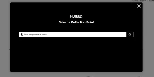 HUBBED Click & Collect screenshot