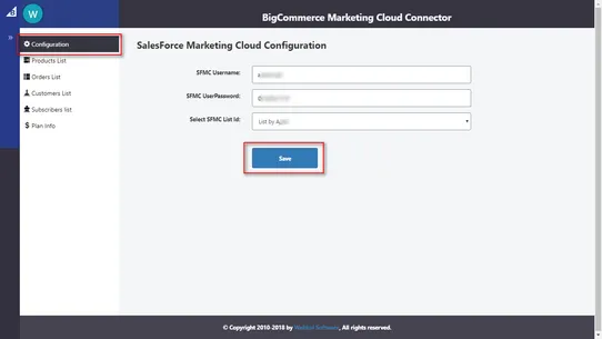 Marketing Cloud Connector by Webkul screenshot