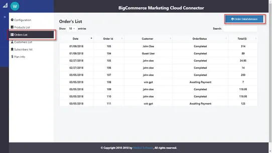 Marketing Cloud Connector by Webkul screenshot