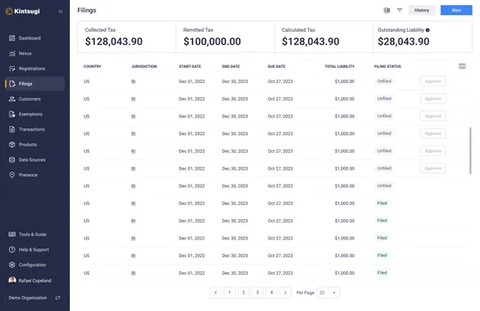 Kintsugi Tax screenshot